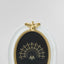 Vera Bee Oval Photo Frame 4 x 6 White & Gold