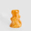 Flint Resin Vase Orange