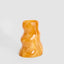 Flint Resin Vase Orange