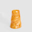 Flint Resin Vase Orange