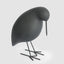 Raven Velvet Stone Bird Black
