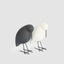 Raven Velvet Stone Bird Black
