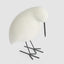 Raven Velvet Stone Bird White