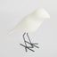 Starling Velvet Stone Bird White