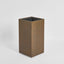 Odile Fiber Cement Planter with Wheels Rust