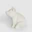 Kevin Concrete Lava Sitting Pig White