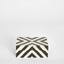 Zola Bone Inlay Trinket Black & White