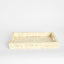 Brea Bone Inlay Tray White