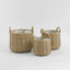 Alfonso Basket Set of 3 PE Rattan