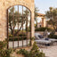 Bordeaux Outdoor Garden Mirror Rust