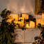 LED Battery Operated Wax Flameless Candle White 10cm