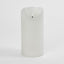 LED Battery Operated Wax Flameless Candle White 20cm