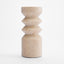 Arlo Travertine Candle Stand Lge