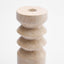 Arlo Travertine Candle Stand Lge