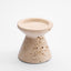 Hinde Travertine Candle Stand Sml