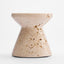 Hinde Travertine Candle Stand Sml