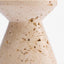 Hinde Travertine Candle Stand Sml