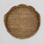 Mesa Rattan Scallop Tray Brown