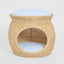 Cove Rattan Pet Bed Natural