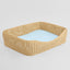 Snuggle Rattan Pet Bed Natural