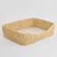 Snuggle Rattan Pet Bed Natural