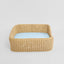 Snuggle Rattan Pet Bed Natural