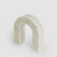 Oro Arch Sculpture Opal White Marble