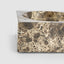 Oro Concave Bowl Dark Emperador Marble
