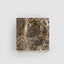 Oro Concave Bowl Dark Emperador Marble