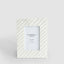Cici Linea 4 x 6" Photo Frame Opal White Marble