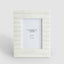 Cici Ribbed 5 x 7" Photo Frame Marble