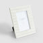 Cici Ribbed 5 x 7" Photo Frame Marble