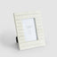 Cici Ribbed 4 x 6" Photo Frame Marble