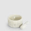 Roma Ribbed Mortar & Pestle Marble
