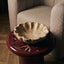 Oro Scallop Bowl Butterscotch Marble
