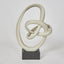 Sana Abstract Sculpture Grey/Black Stand