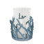 Coral Candle Holder Large Blue