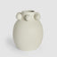 Tiki Round Vase Tall White