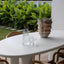 Ruffle Vase Off White