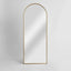 Palais Arched Mirror Gold