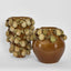 Pear Tall Vase Brown & Cream