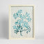 Blue Coral Study 1 Wall Art 45x60cm