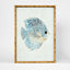 Azure Reef Fish A Wall Art 50x70cm