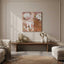 Blush Protea Wall Art 102.5 x 102.5cm.