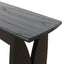 1.4m Elm Dining Bench - Full Black