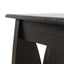1.4m Elm Dining Bench - Full Black