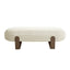 1.5m Long Bench - Soft Ivory