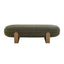 1.5m Long Bench - Woven Green