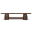 2m Elm Bench - Dark Brown