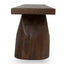 2m Elm Bench - Dark Brown